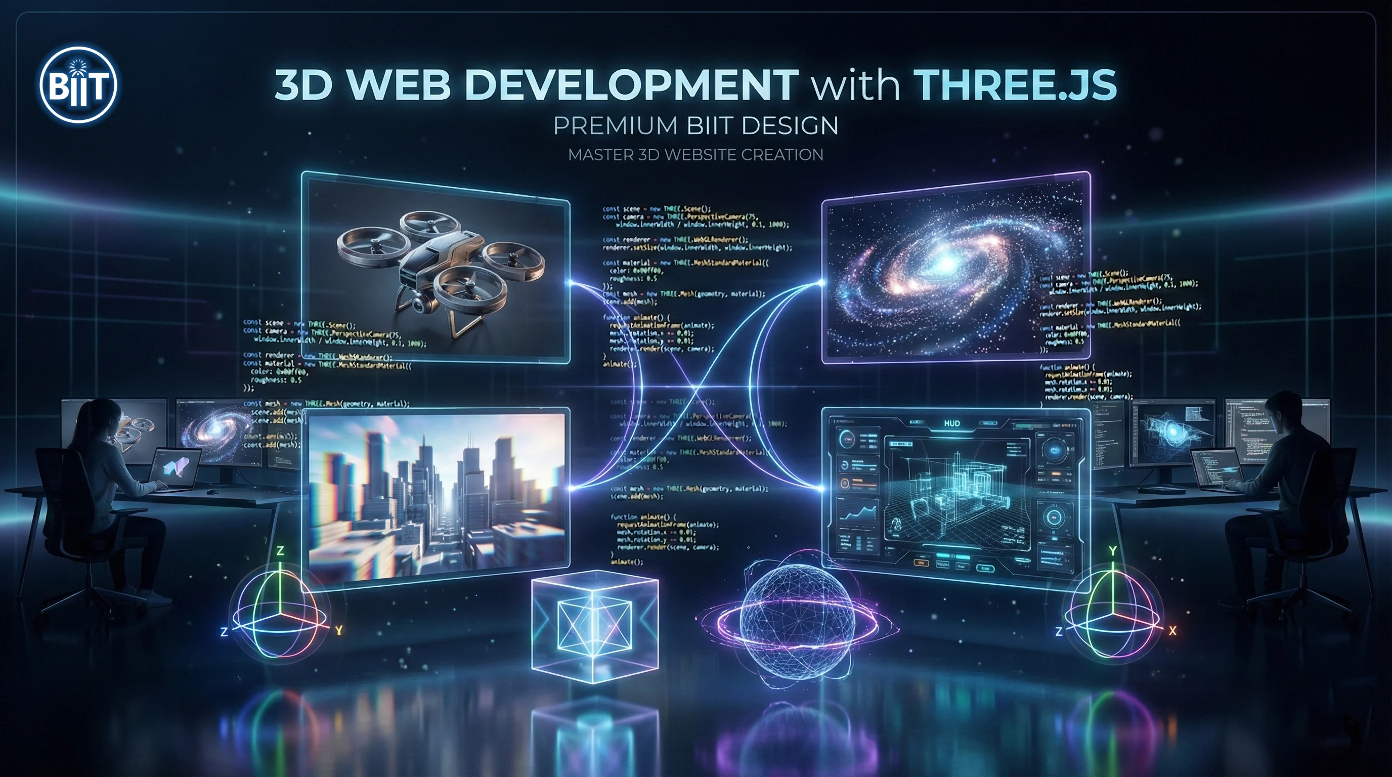 3D Web Development with THREE JS | BIIT Classes